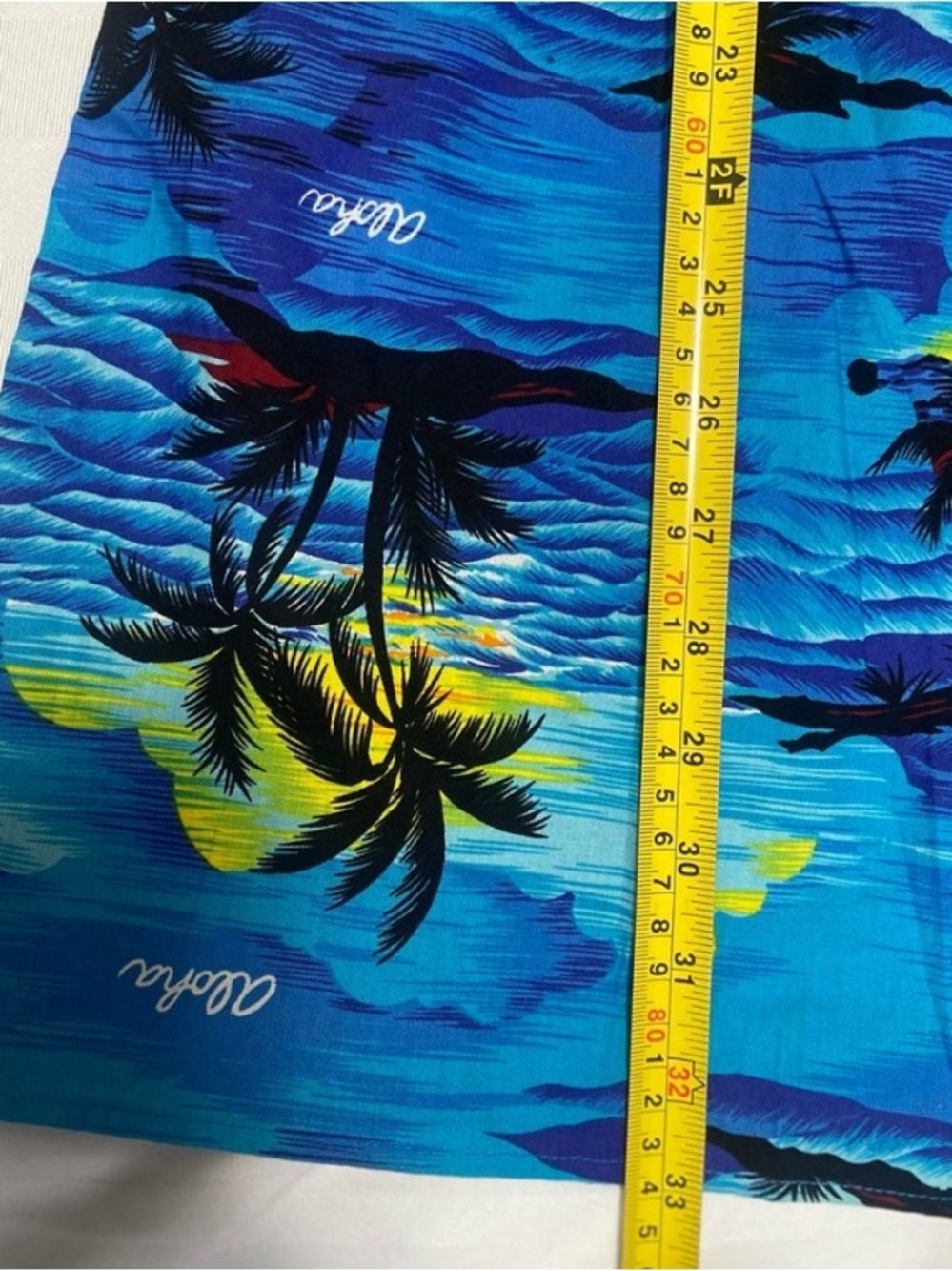 Royal Creations - Blue Tropical-Print Spaghetti-Strap Mini Dress - Picture 9 of 9